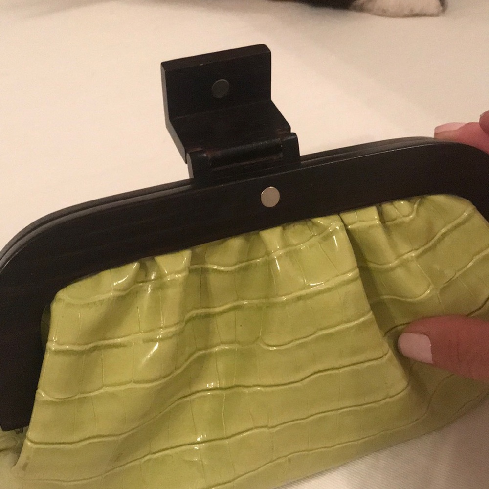 Lime Green Clutch - Picture 2 of 4